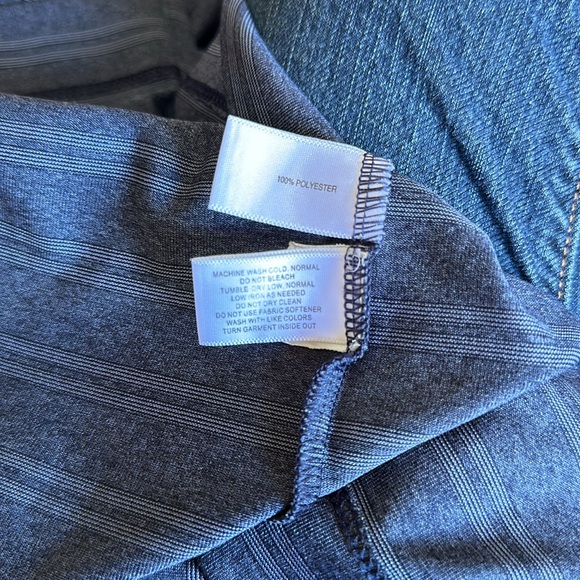 NEW Notre Dame Polo ND blue with stripe shirt University - Picture 6 of 7